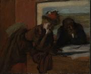 Edgar Degas Causerie oil painting on canvas